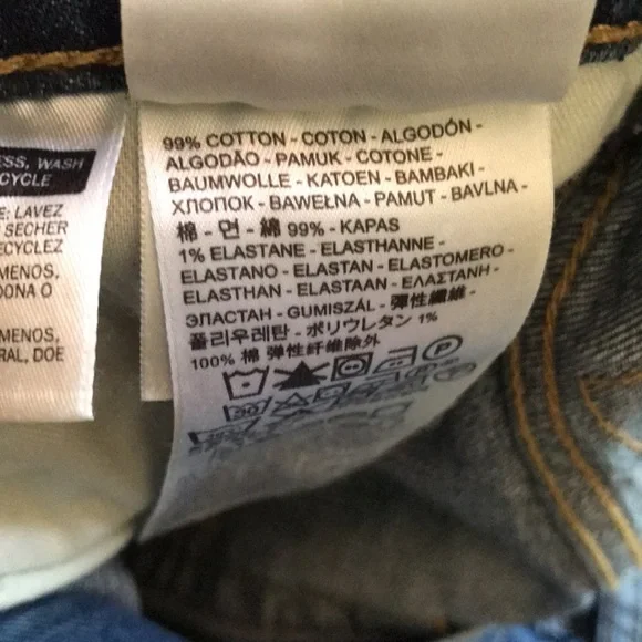 Levi’s 513 straight Jean super soft worn in true denim cotton - Picture 4 of 6